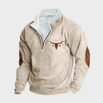 Emmett men's casual half-zip sweatshirt at Anne London, catalogue view 1