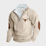 Emmett men's casual half-zip sweatshirt at Anne London, catalogue view 1