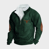 Emmett men's casual half-zip sweatshirt at Anne London, catalogue view 3