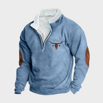 Emmett men's casual half-zip sweatshirt at Anne London, catalogue view 7