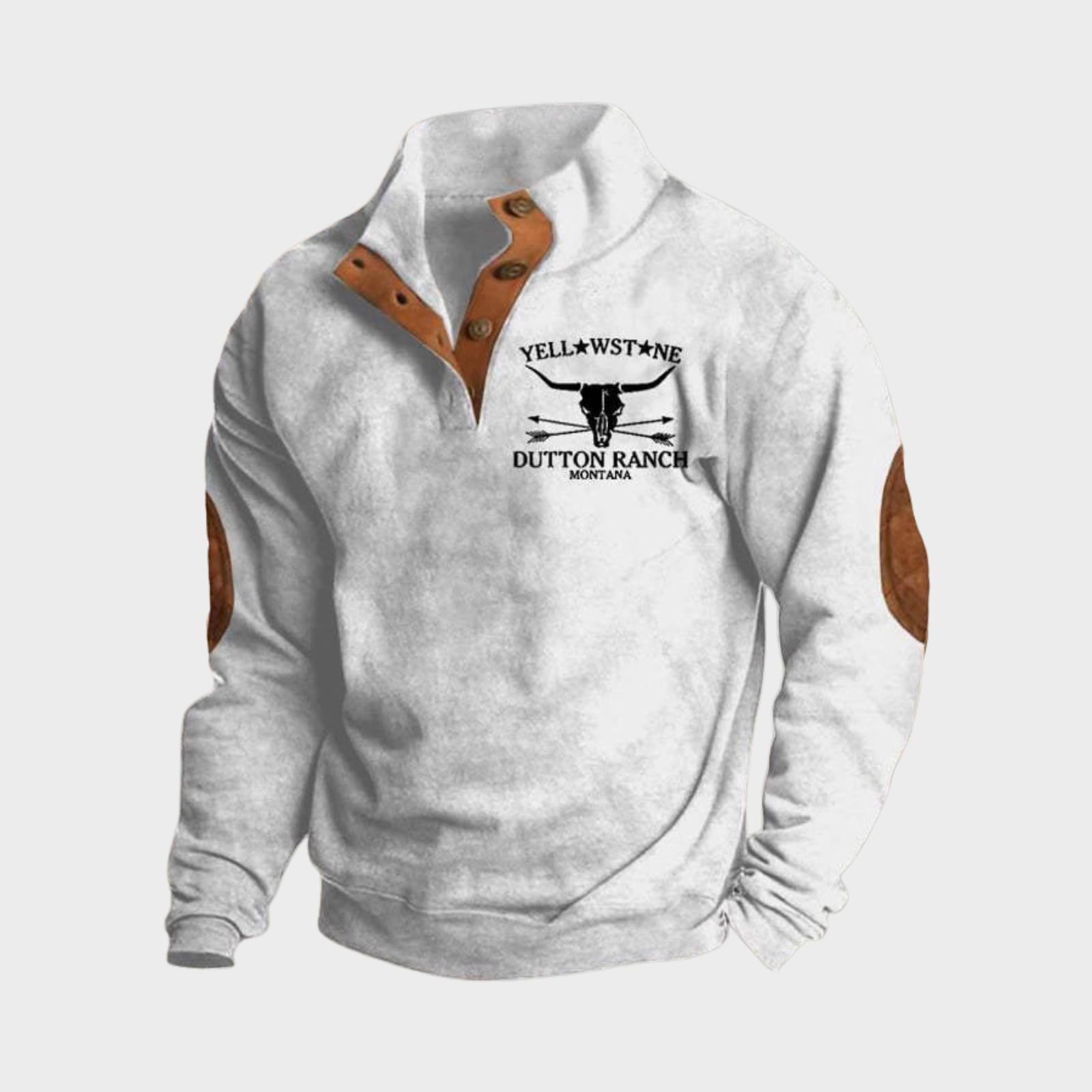 Arthur men's ranch-style half-zip sweatshirt at Anne London, catalogue view 4