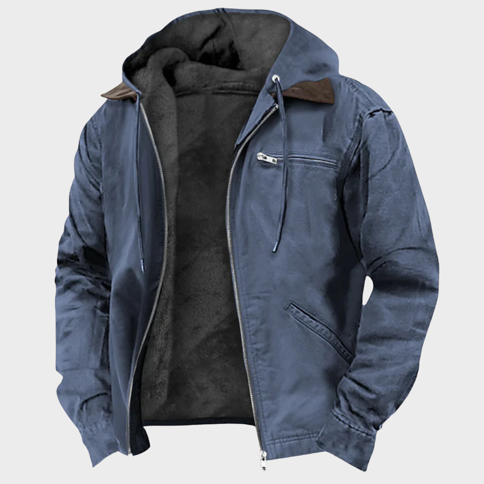 George men's hooded zip-front jacket at Anne London, catalogue view 7