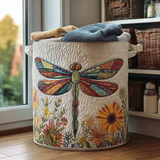 Quilted laundry basket – decorative motif – NCU0DDK582