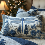 Wings in the Wind Quilted Cushion Cover
