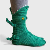 Barbara | Crocodile Charm Socks