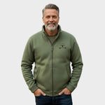 Eric men's zip-front fleece jacket at Anne London, catalogue view 3