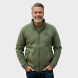 Eric men's zip-front fleece jacket at Anne London, catalogue view 3