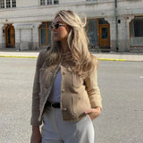 Selena Chic Beige Jacket
