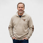 Emmett men's casual half-zip sweatshirt at Anne London, catalogue view 2