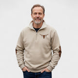 Emmett men's casual half-zip sweatshirt at Anne London, catalogue view 2