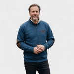 Emmett men's casual half-zip sweatshirt at Anne London, catalogue view 5
