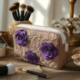 Enchanted Rose Quilted Make-up Bag