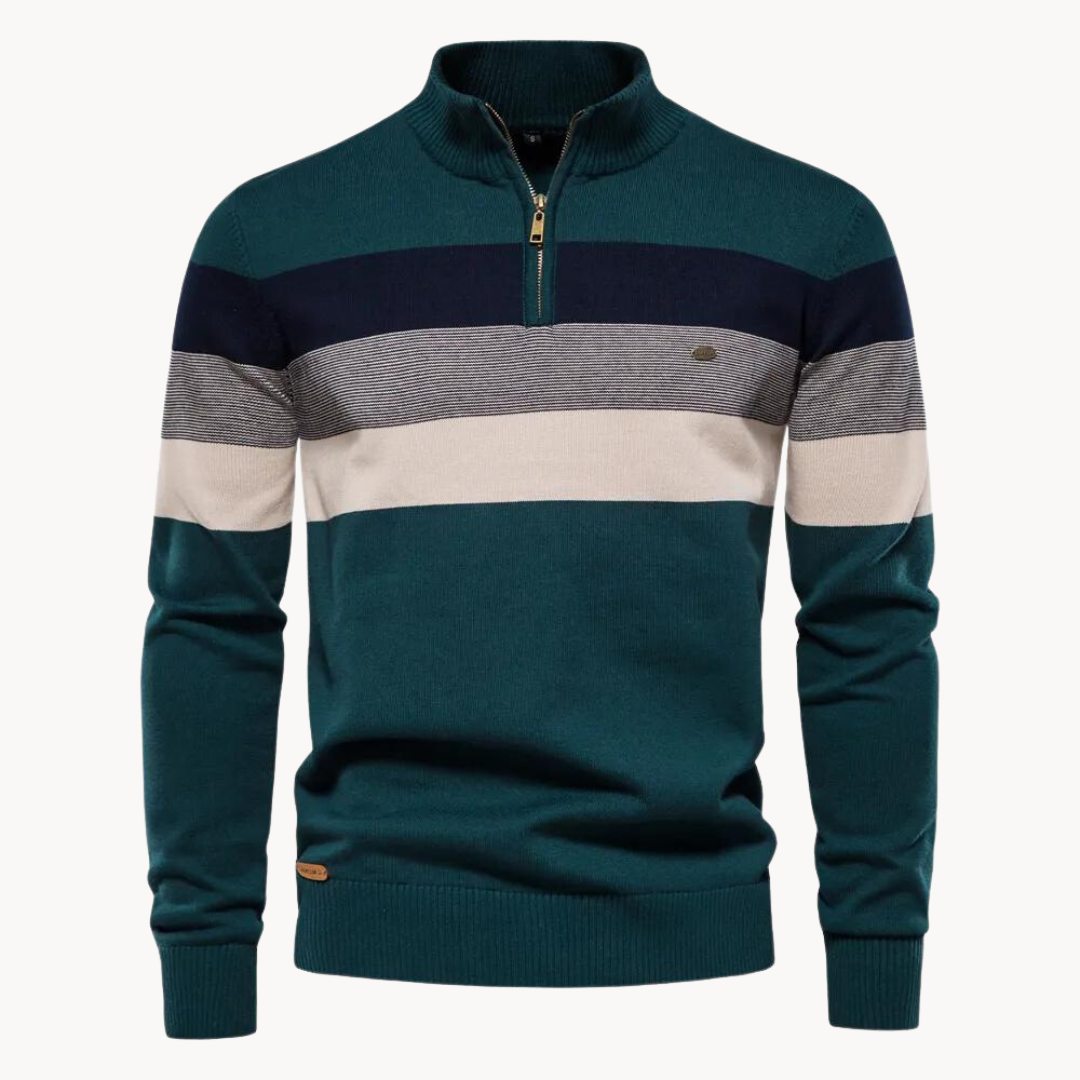 David | Everyday Zip-Neck Jumper