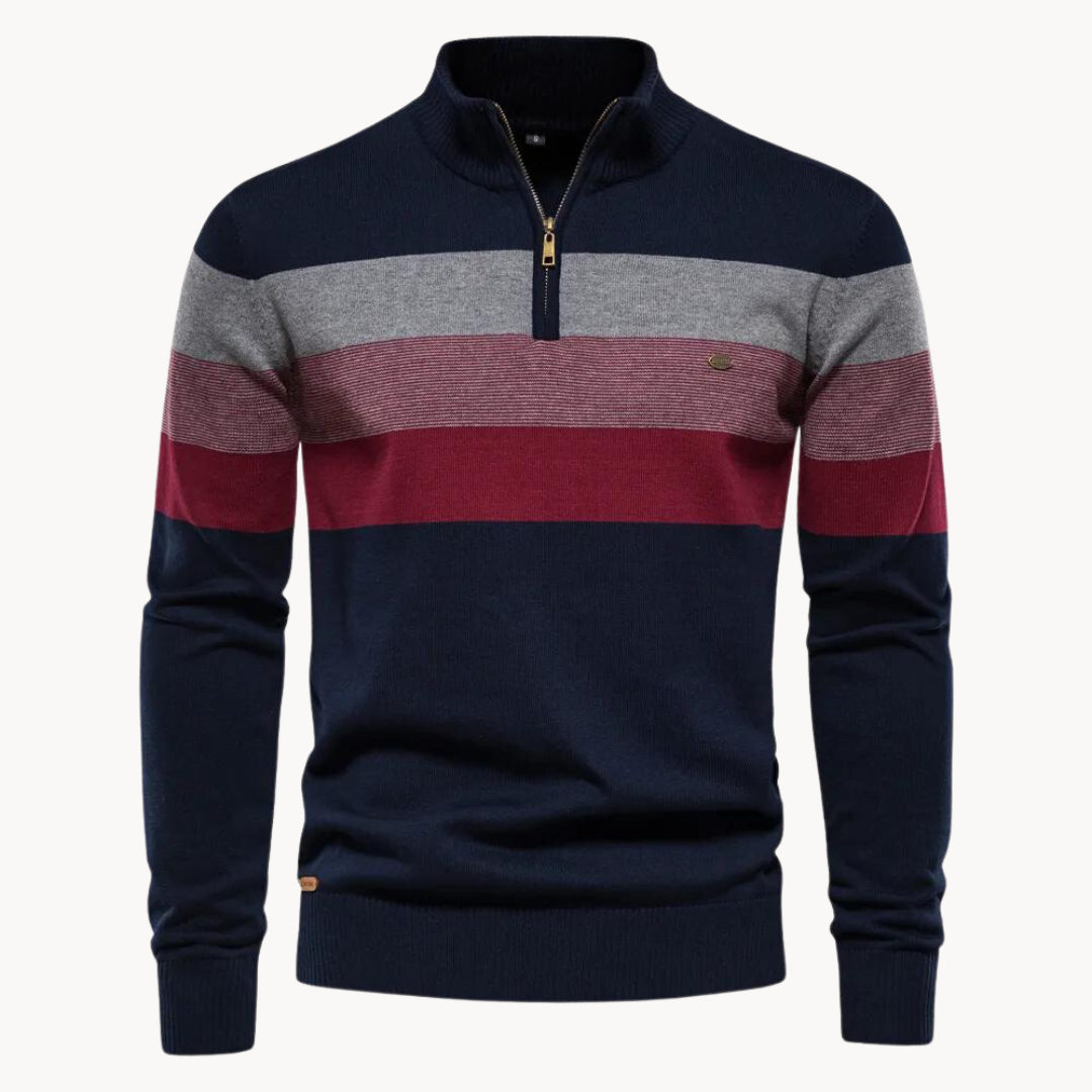 David | Everyday Zip-Neck Jumper