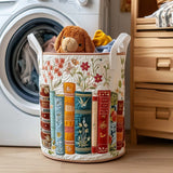 Quilted laundry basket – decorative motif – NCU0QN007