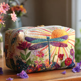 Flight of Grace Quilted Make-up Bag