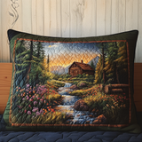 Woodland Retreat Quilted Cushion Cover