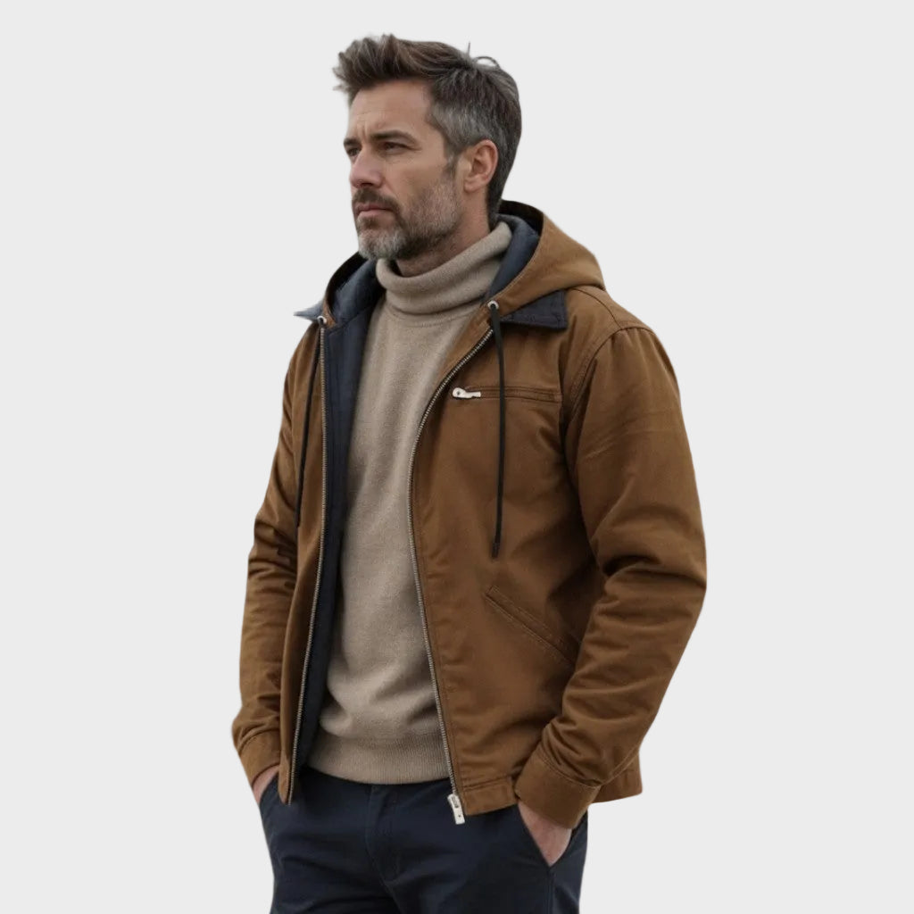 George men's hooded zip-front jacket at Anne London, catalogue view 2
