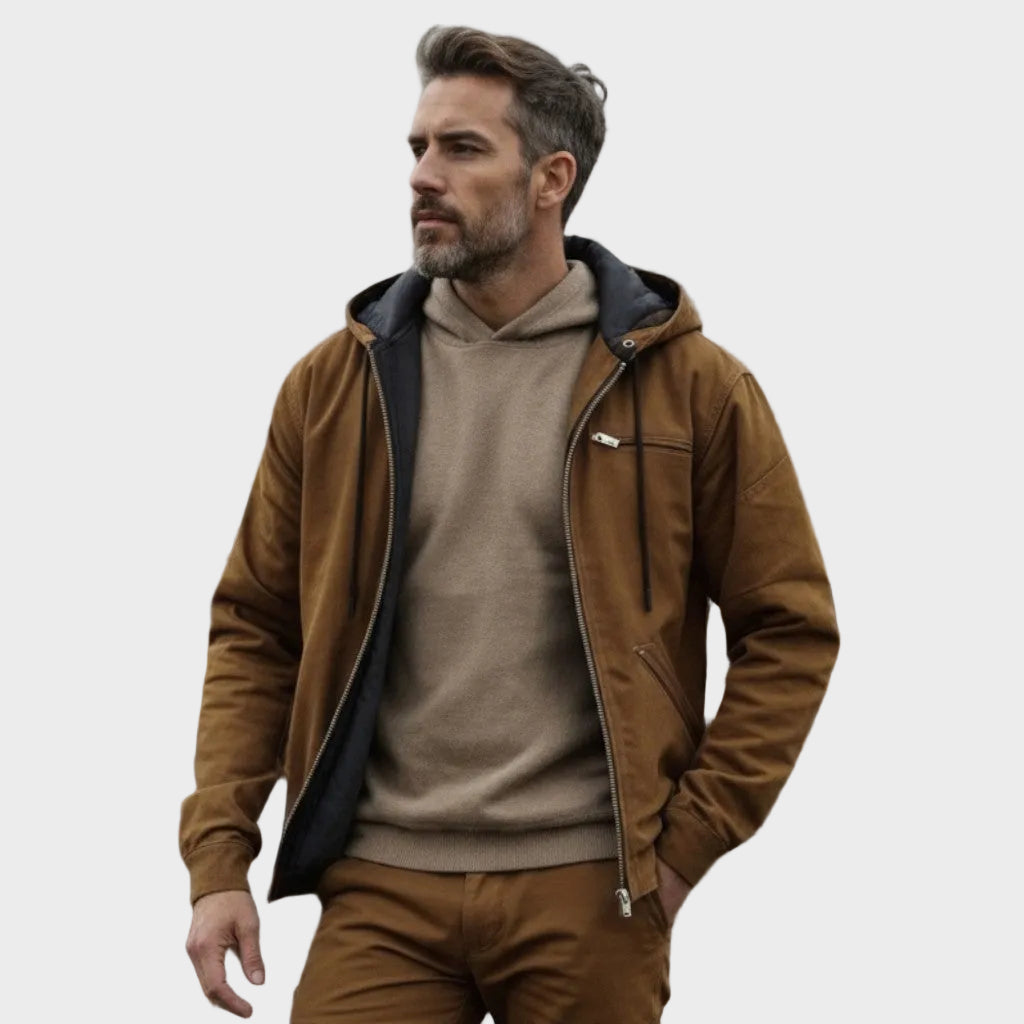 George men's hooded zip-front jacket at Anne London, catalogue view 4
