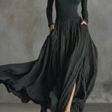Rachel Long High-Waisted Dress