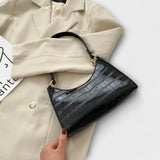 Bernadette Glossy Leather-Look Bag