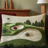 Harmonious Pines Quilted Cushion Cover