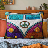 1970s Vw Bus Quilted Cushion Cover