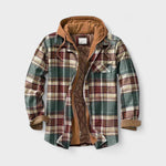 Oliver men's checked hooded zip jacket at Anne London, catalogue view 6
