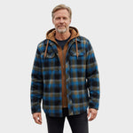Oliver men's checked hooded zip jacket at Anne London, catalogue view 1
