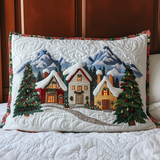 Holiday Home Atmosphere Quilted Cushion Cover