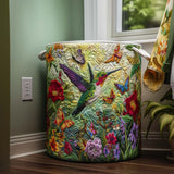 Quilted laundry basket – hummingbird – NCU0NNT1417