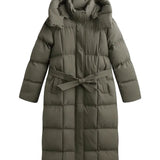 Carmen Long Belted Winter Coat