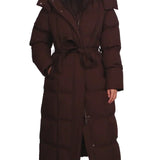 Carmen Long Belted Winter Coat