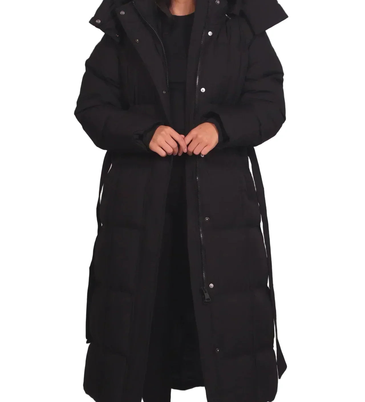 CARMEN - Long belted jacket