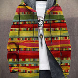 Alden | Bold Patterned Hooded Jacket