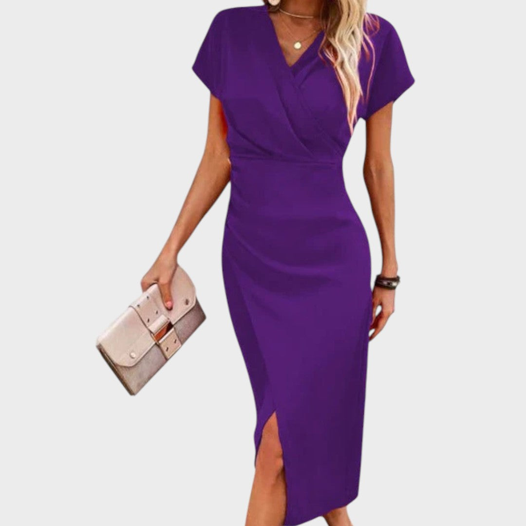 Wilma V-Neck Midi Dress