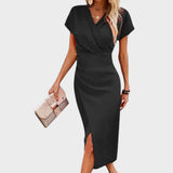 Wilma V-Neck Midi Dress