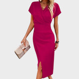 Wilma V-Neck Midi Dress