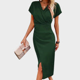 Wilma V-Neck Midi Dress