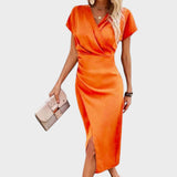 Wilma V-Neck Midi Dress