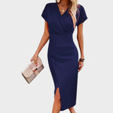 Wilma V-Neck Midi Dress