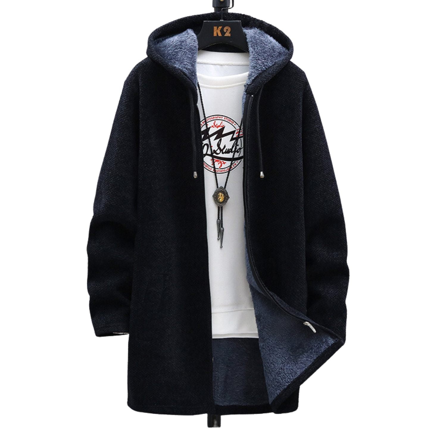 Laura Elegant Zip Cardigan