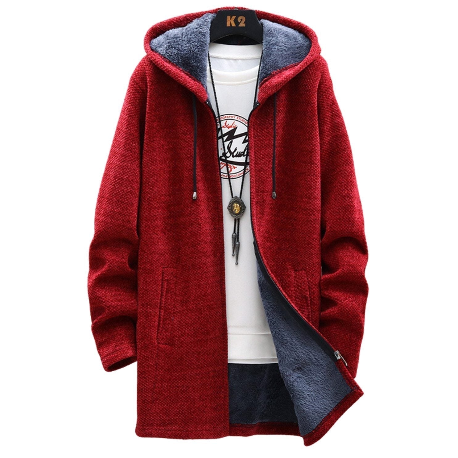 Laura Elegant Zip Cardigan