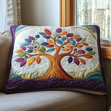Circle of Life Quilted Cushion Cover