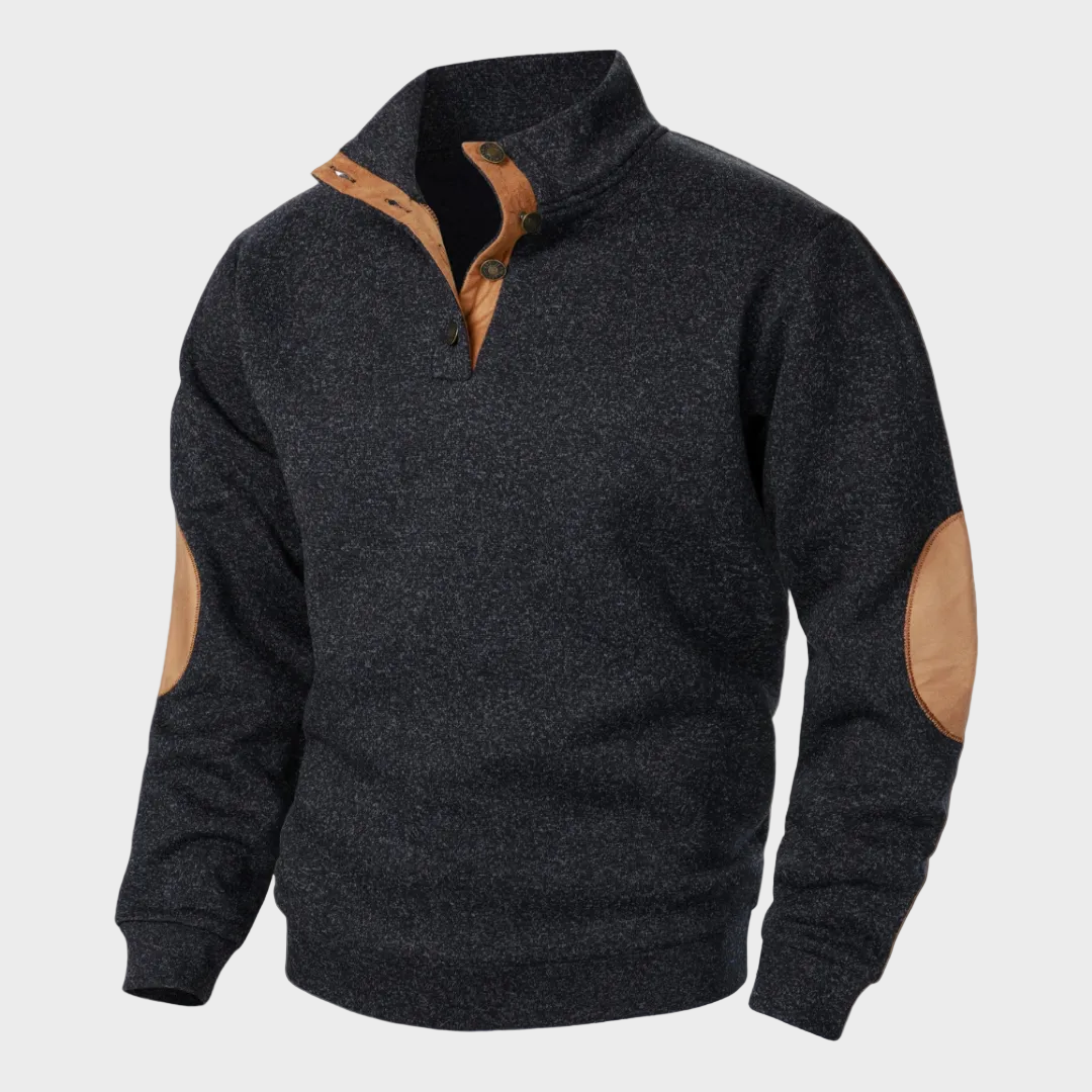 Liam men's half-zip knit jumper at Anne London, catalogue view 1