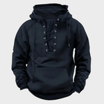 Louis men's lace-up hooded sweatshirt at Anne London, catalogue view 2