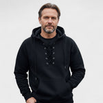 Louis men's lace-up hooded sweatshirt at Anne London, catalogue view 3
