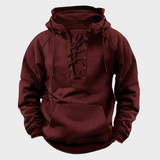 Louis men's lace-up hooded sweatshirt at Anne London, catalogue view 4