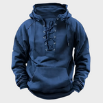 Louis men's lace-up hooded sweatshirt at Anne London, catalogue view 5