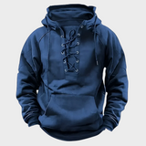 Louis men's lace-up hooded sweatshirt at Anne London, catalogue view 5